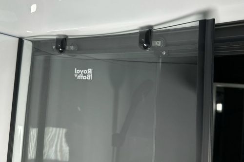 Душевая кабина Royal Bath HK RB90HK1-T-BL Practic 90х90 четверть круга с крышей ориентация универсальная - фото 3