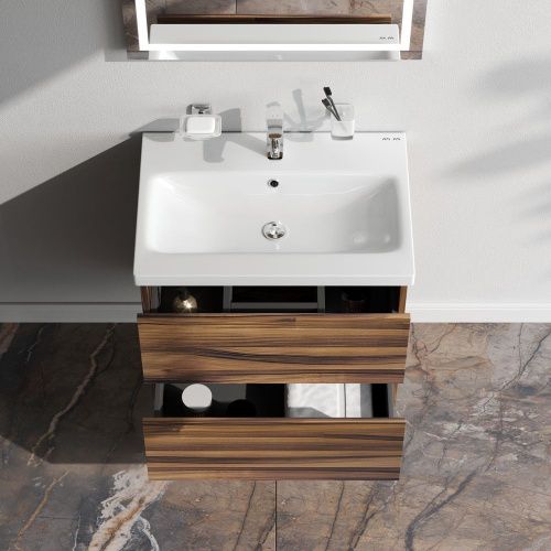 Тумба под раковину Am.Pm Gem M90FHX0602HF 60х40 подвесная цвет коричневый - фото 3