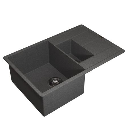 Кухонная мойка Uperwood Quartz Premium UPD-05 3910202118 80х50 цвет серый поверхность матовая