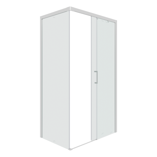 Душевой уголок Cerutti SPA VITO110-R 110х80 стекло прозрачное профиль хром без поддона - фото 3