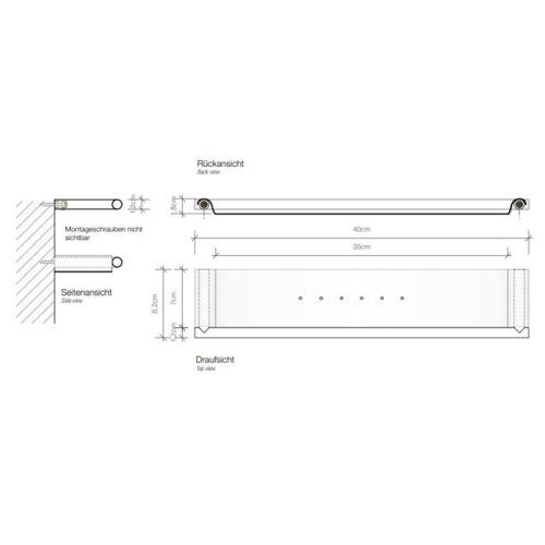 Полка в ванную комнату Decor Walther Mikado 521776 - фото 2