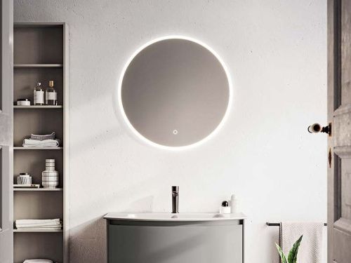Зеркало Berloni Bagno FSN 0800 D L 80х80 подвесное