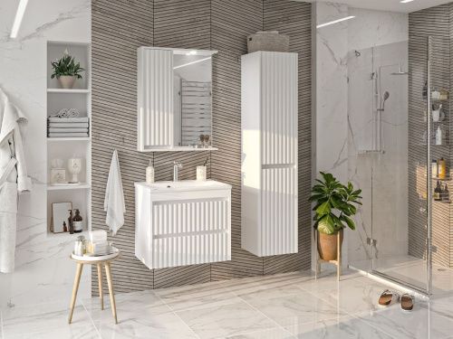 Зеркало-шкаф Brevita Balaton BAL-04065-01-Л 60х80 подвесной цвет белый - фото 5