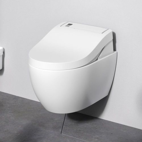 Унитаз подвесной Am.Pm Awe C111739SC белый с сиденьем микролифт душевой смыв - фото 3