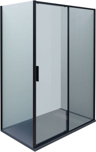 Душевая перегородка Aquanet Pleasure Evo AE65-F80-BT 80х190 стекло прозрачное профиль черный - фото 5