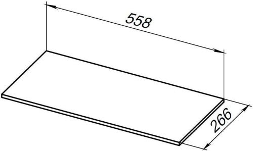 Полка для стеллажа Allen Brau Liberty 1.33010.GR-S