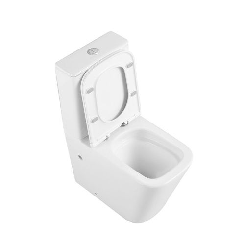 Унитаз-компакт напольный с бачком Iberica Blanca Toledo maxi IB.TLM.124.1B1 белый с сиденьем микролифт безободковый смыв торнадо - фото 5