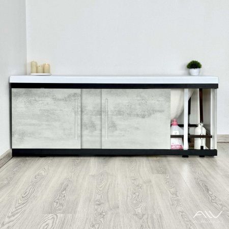 Экран под ванну Alavann Alt 150 см ALV1201003 фронтальный МДФ раздвижной серый