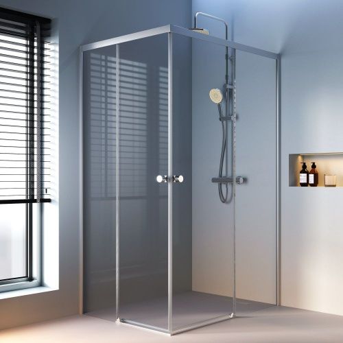 Душевой уголок Am.Pm X-Joy W94G-403-12090-MТ 120х90 стекло прозрачное профиль хром без поддона