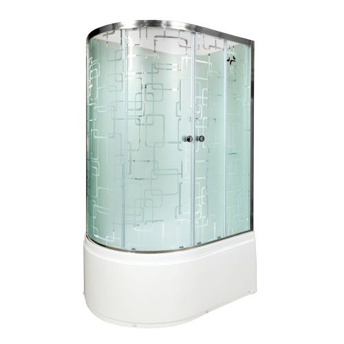 Душевая кабина AvaCan EM5012R 120х90 четверть круга с крышей ориентация универсальная - фото 2