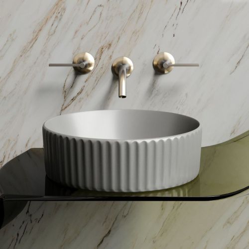 Раковина из сантехнического фарфора Ceramica Nova ELEMENT CN6057MH 40х40 накладная цвет черный без отверстий под смеситель - фото 4