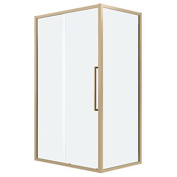 Душевой уголок Grossman Cosmo 120.K33.02.1390.32.00 130х90 стекло прозрачное профиль золото без поддона