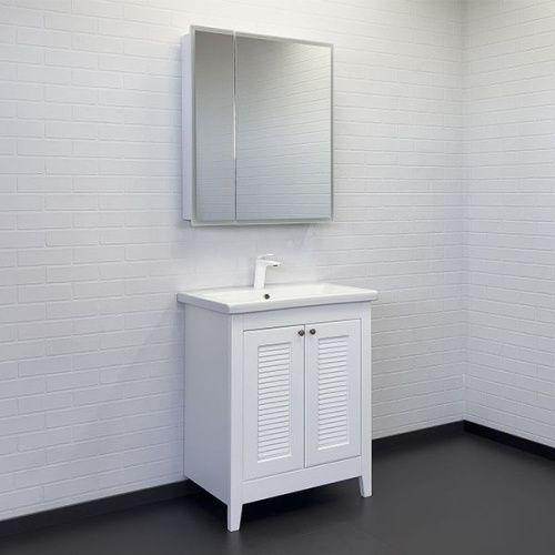 Тумба с раковиной Comforty Классик 00-00013804CF 70х50 напольная цвет белый - фото 4