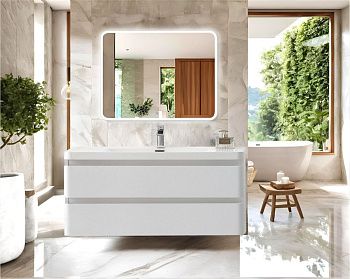 Тумба с раковиной Parly Gucci Gucci120 120х50 подвесная цвет белый