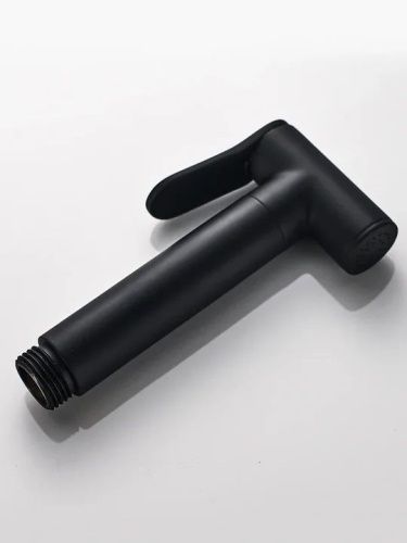 Гигиенический душ со смесителем ALMAes Benito AL-859-05 черный - фото 4