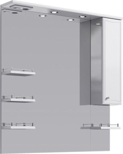 Зеркало Aqwella Y Ba.02.10 100х110 подвесное - фото 2