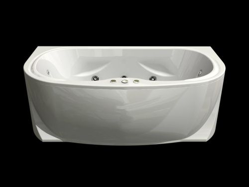 Ванна акриловая Aquatek Мелисса MEL180-0000031 180х95 пристенная асимметричная с каркасом без ручек - фото 4