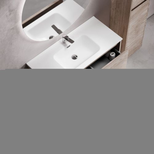 Тумба под раковину Sancos Libra Floor LB100FEG 100х50 напольная цвет коричневый - фото 5