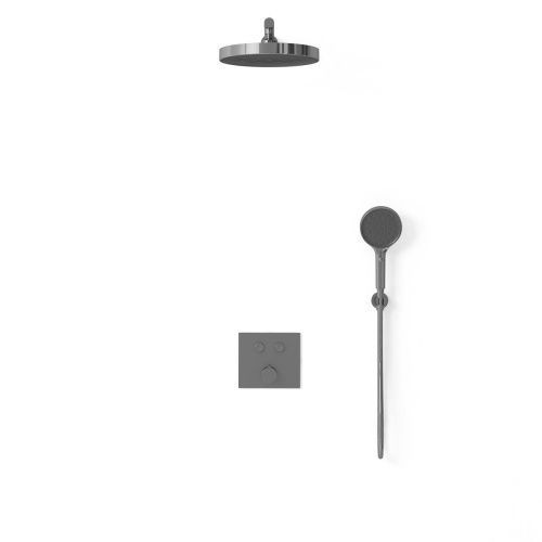 Душевая система Vincea VSFW-4I212GM встраиваемая в стену цвет вороненая сталь - фото 3