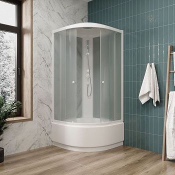 Душевая кабина Parly Effect EF921 90х90 четверть круга с крышей ориентация универсальная