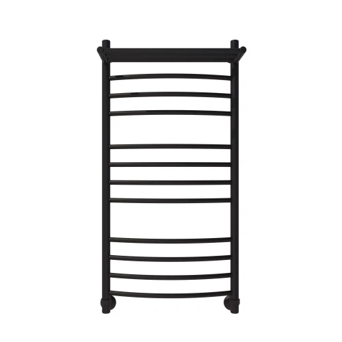 Полотенцесушитель водяной Veconi Nemi-B N10050B-B 50х100 черный - фото 2