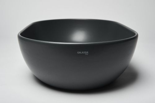 Раковина из сантехнического фарфора Galassia Dream 7308NEMT 60х40 накладная цвет черный - фото 2