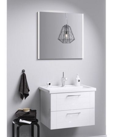 Зеркало с подсветкой Aqwella Y SM0207 70х70 подвесное