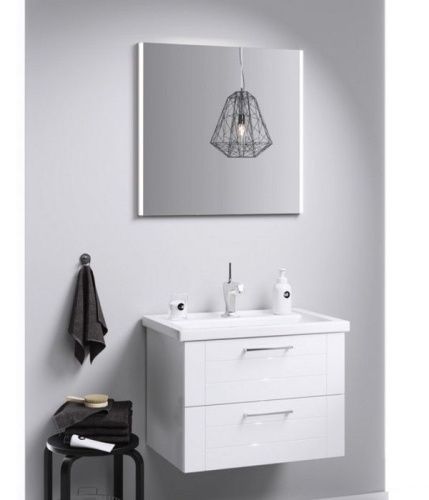 Зеркало с подсветкой Aqwella Y SM0207 70х70 подвесное - фото 3