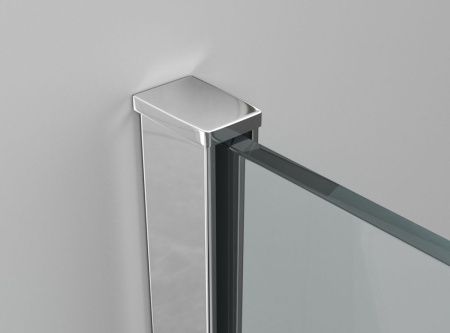 Душевой уголок Ambassador Diamond 12011104L 120х80 стекло прозрачное профиль хром без поддона