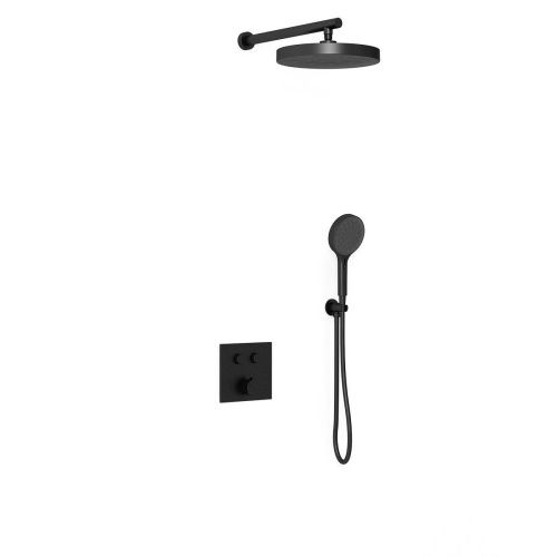 Душевая система Vincea VSFW-4I212MB встраиваемая в стену цвет черный - фото 2