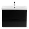 Тумба под раковину BelBagno Marino-Cer MARINO-CER-700-2C-SO-NL-P 70х40 подвесная цвет черный