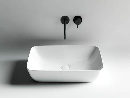 Раковина из сантехнического фарфора Ceramica Nova FORM CN2003 60х40 накладная цвет белый - фото 3