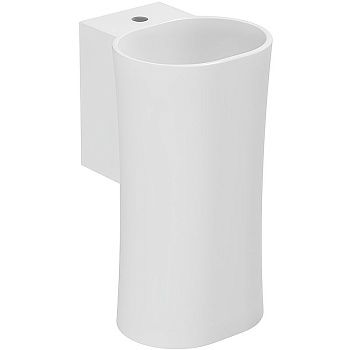 Раковина из сантехнического фаянса Azzurra Nativo LALS035370NM/(NAT200/1 bi)*1 40х40 подвесная цвет белый 1 отверстие под смеситель