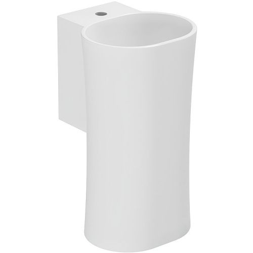 Раковина из сантехнического фаянса Azzurra Nativo LALS035370NM/(NAT200/1 bi)*1 40х40 подвесная цвет белый 1 отверстие под смеситель