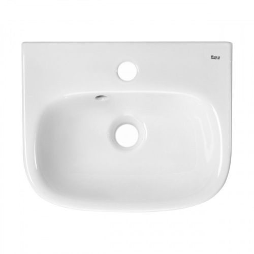 Раковина из сантехнического фарфора Roca Debba 7327998000 40х30 подвесная цвет белый - фото 2