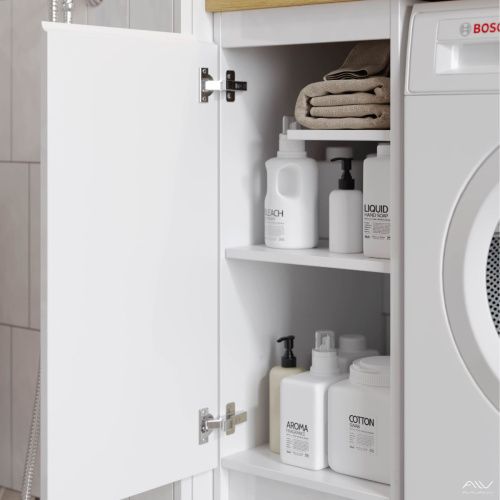 Тумба с раковиной Alavann Soft ALV0957000 100х50 напольная цвет белый - фото 4