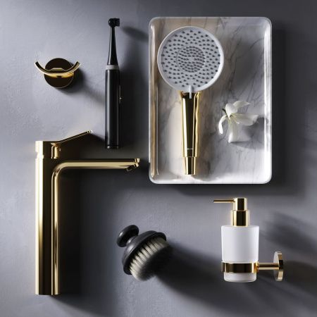 Смеситель Am.Pm X-Joy F85A92099 на раковину золото