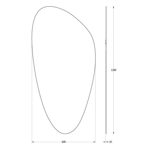 Зеркало Evoform Primary BY 0119 60х120 подвесное - фото 2