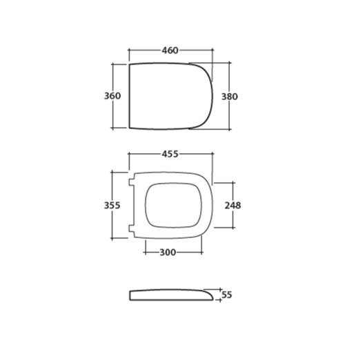 Крышка сиденье для унитаза Globo Genesis GEA20BI bi/cr - фото 2