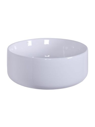 Раковина из сантехнического фарфора Orange B07-345W 30х30 накладная цвет белый - фото 5