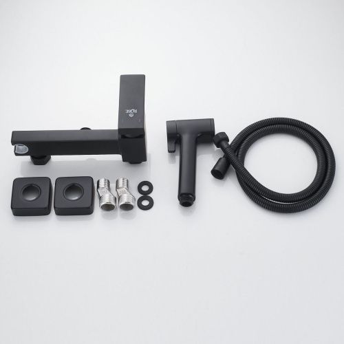 Гигиенический душ со смесителем Rose R2805H-1 черный - фото 4