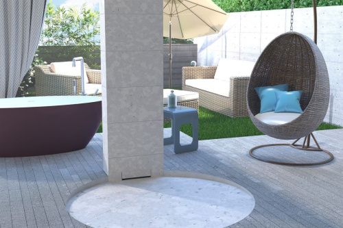 Душевой лоток OMP Tea Intramura 975.102.8 35х10 - фото 3