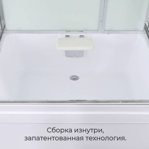 Душевая кабина AvaCan V V5012LED 120х90 прямоугольная с крышей ориентация универсальная - фото 5