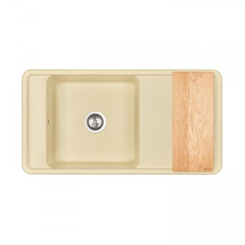 Кухонная мойка Aquaton Беллис 1A725132BS290 95х50 цвет бежевый - фото 4