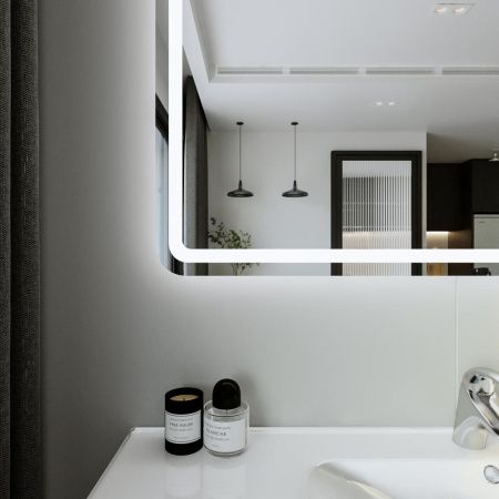 Зеркало с подсветкой Бриклаер Эстель 4627125414251 120х80 подвесное