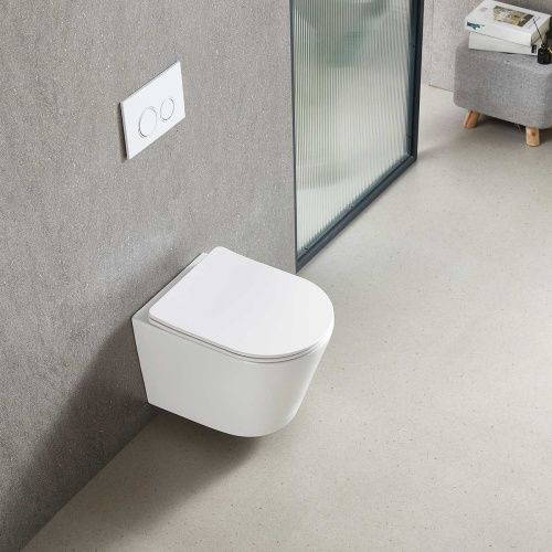 Унитаз подвесной Vincea Piatti VT1-11T белый с сиденьем микролифт безободковый смыв торнадо - фото 2