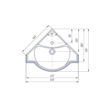 Тумба под раковину Corozo Классика SD-00000316 60х40 напольная цвет белый