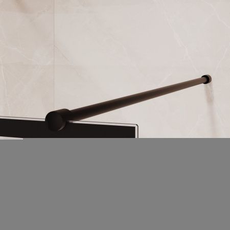 Душевая перегородка RGW Walk In 35101812-84 120х200 стекло с рисунком профиль черный