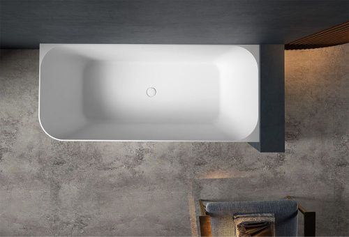 Ванна акриловая Abber AB9331-1.6 R 160х75 пристенная асимметричная с каркасом - фото 4