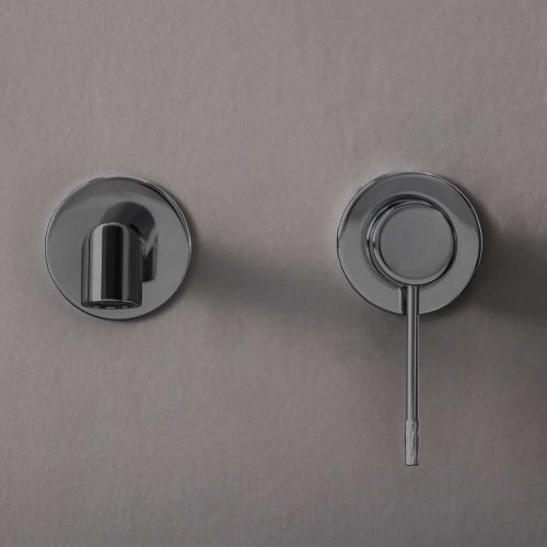 Смеситель для раковины Vincea Desire VBFW-1D1GM встраиваемый в стену вороненая сталь - фото 2